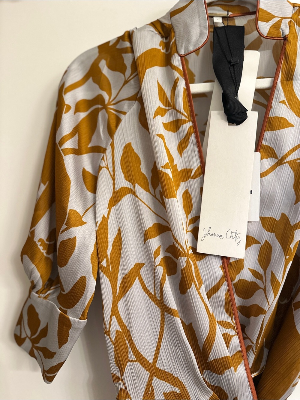 Johanna Ortiz Floral Journal of the Traveler Silk Wrap Dress